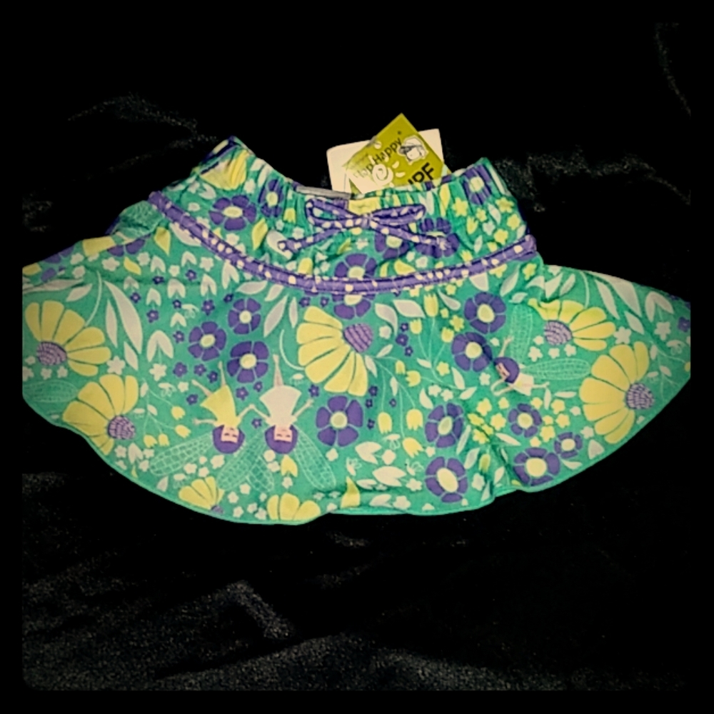 Original "Flap Happy" baby girl swim bottoms